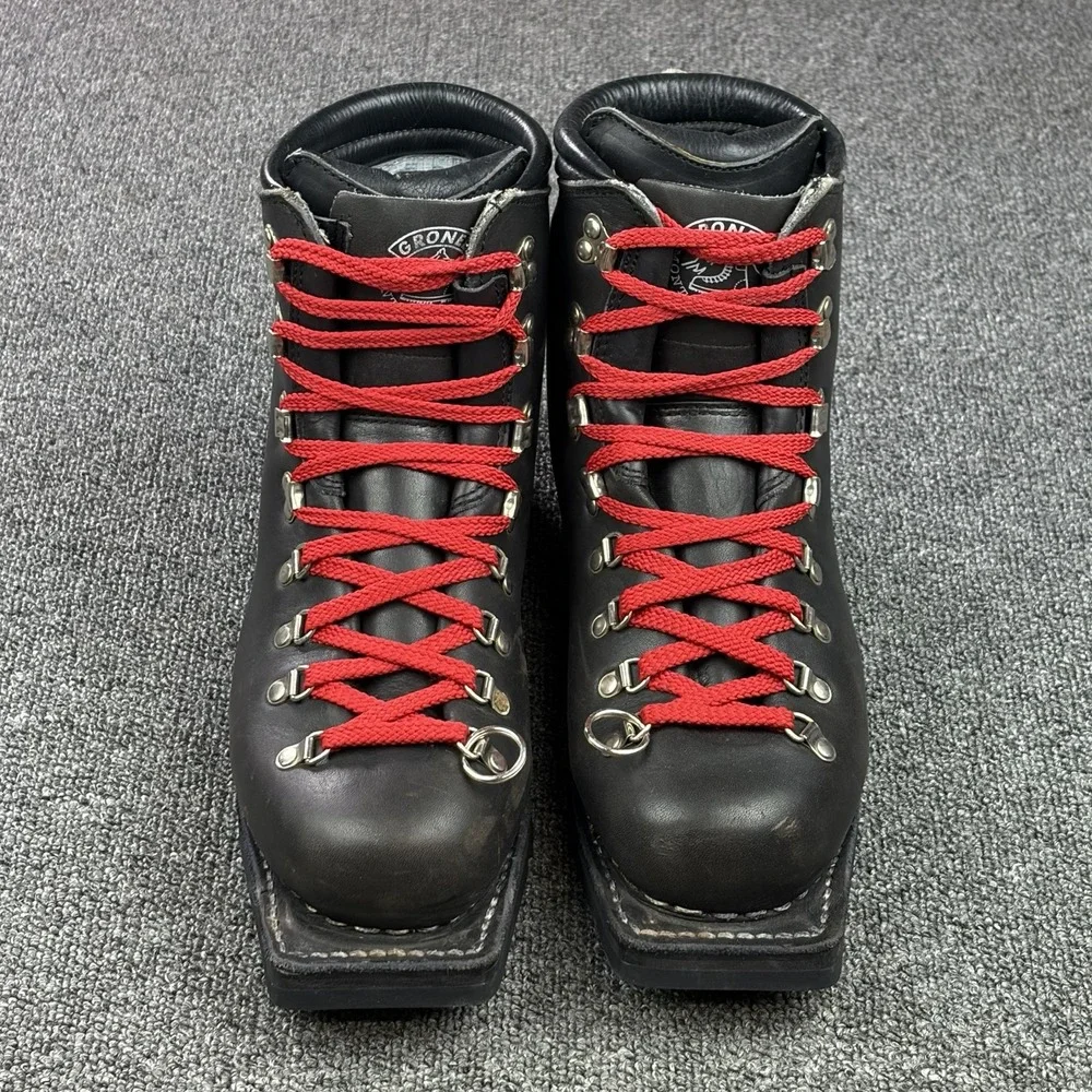 Gronell Camp 7 Italy Leather 75mm Mountaineering Hiking Boots Vibram Mens 9